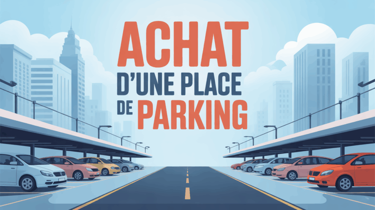 Vue aérienne stylisée d'un parking urbain