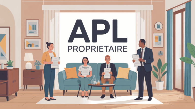 Famille modeste consultant les aides APL proprietaire 2024