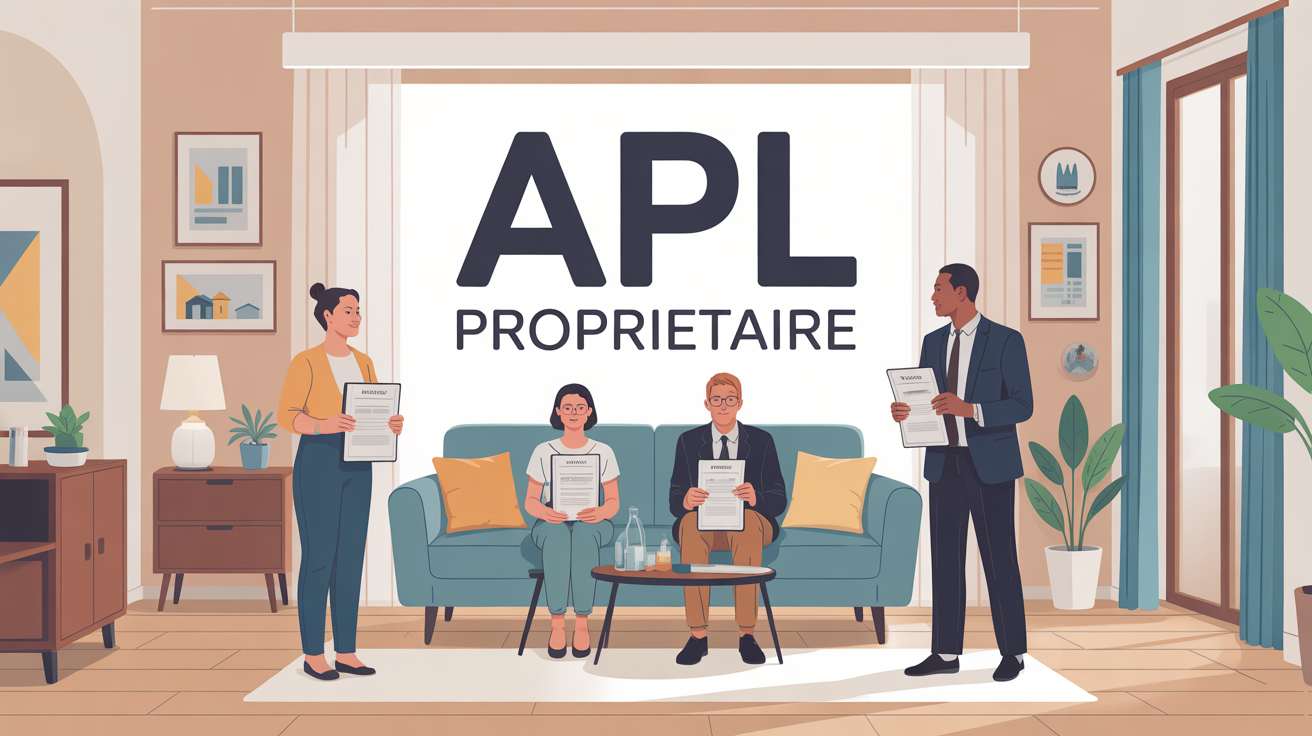 Famille modeste consultant les aides APL proprietaire 2024
