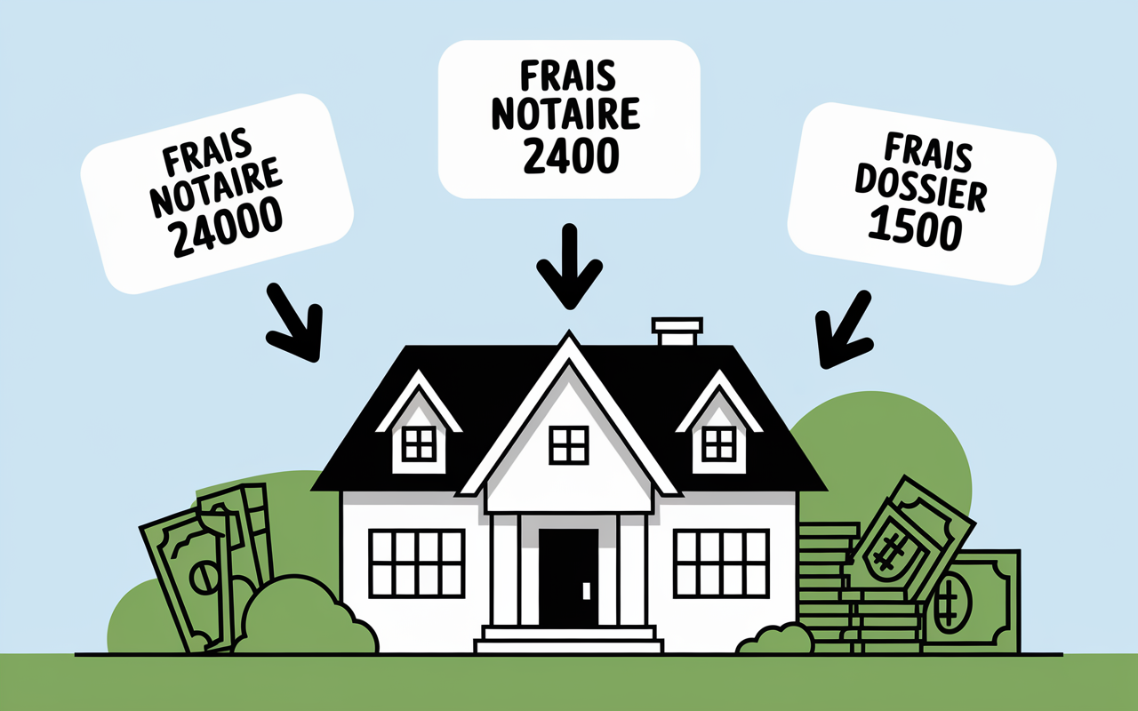 schema frais apport pret immobilier 300000 maison fleches