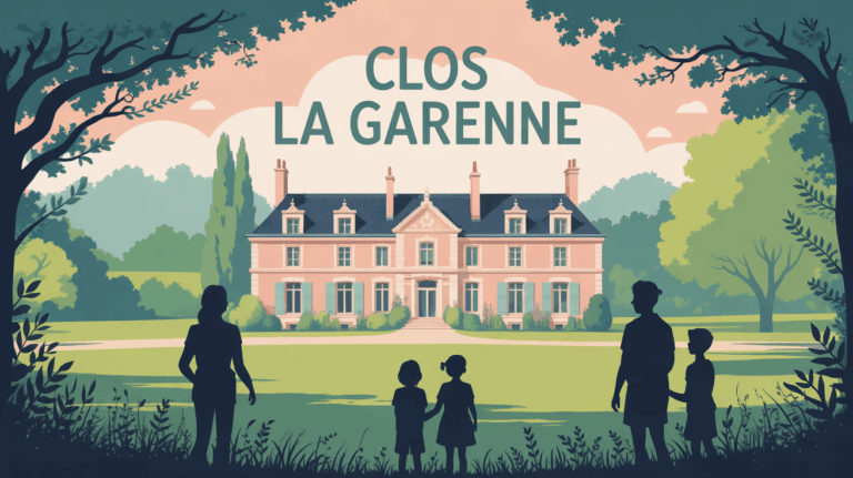 Grande maison d'hôtes Clos La Garenne dans un parc vert
