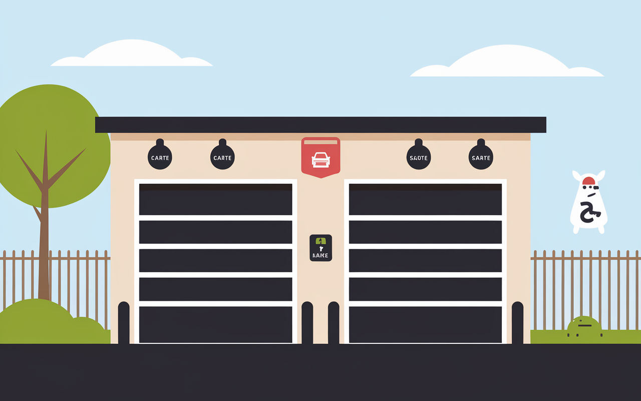 illustration choix garage emplacement securite