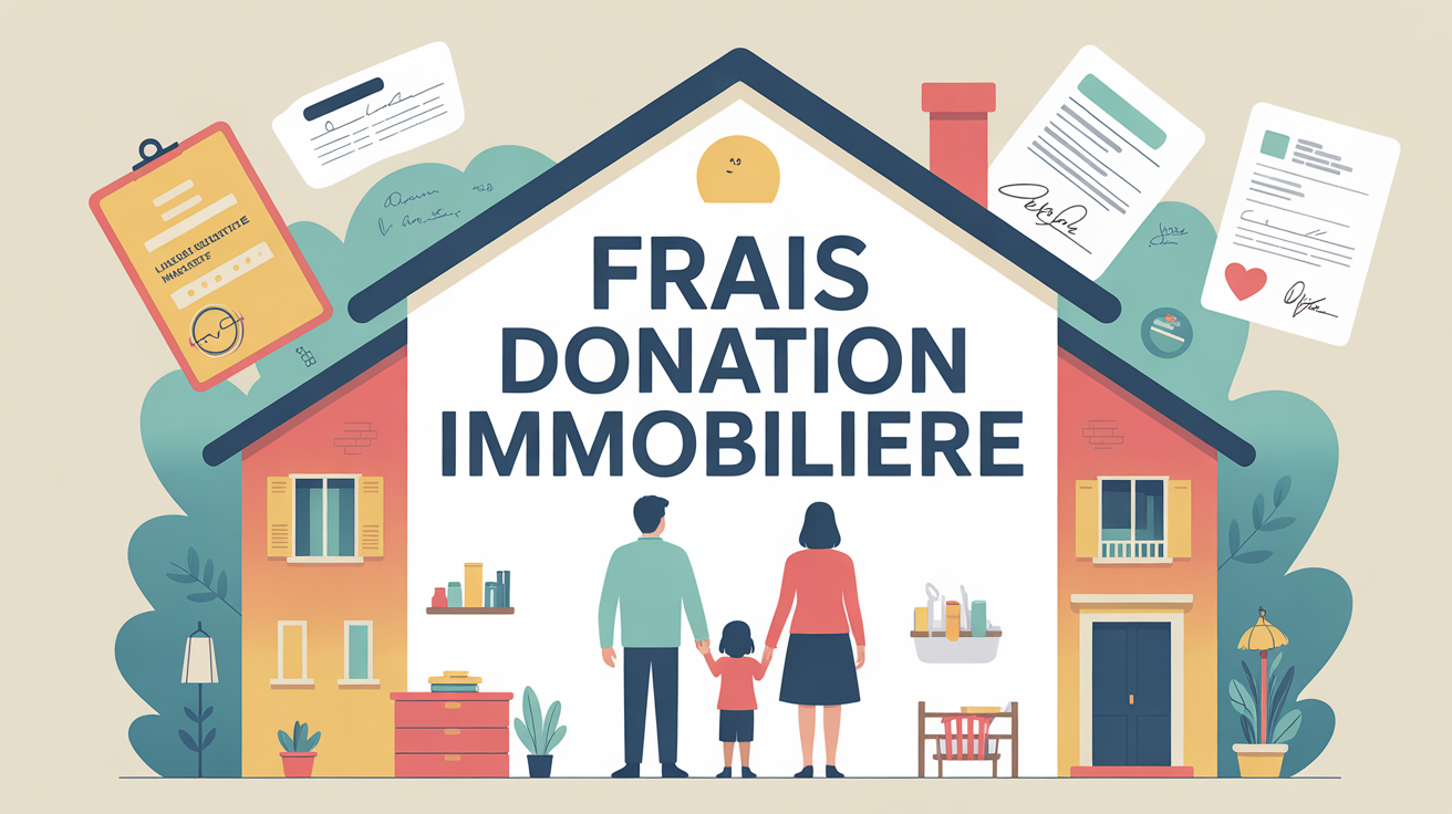 frais donation immobiliere illustration maison familiale