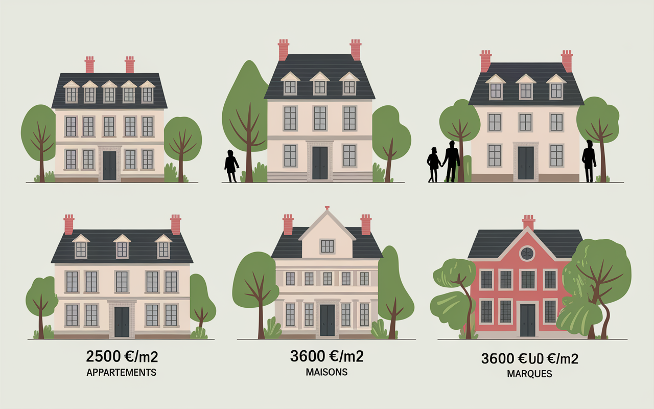 Types de logements prix immobilier Hastings quartier Hastings Caen