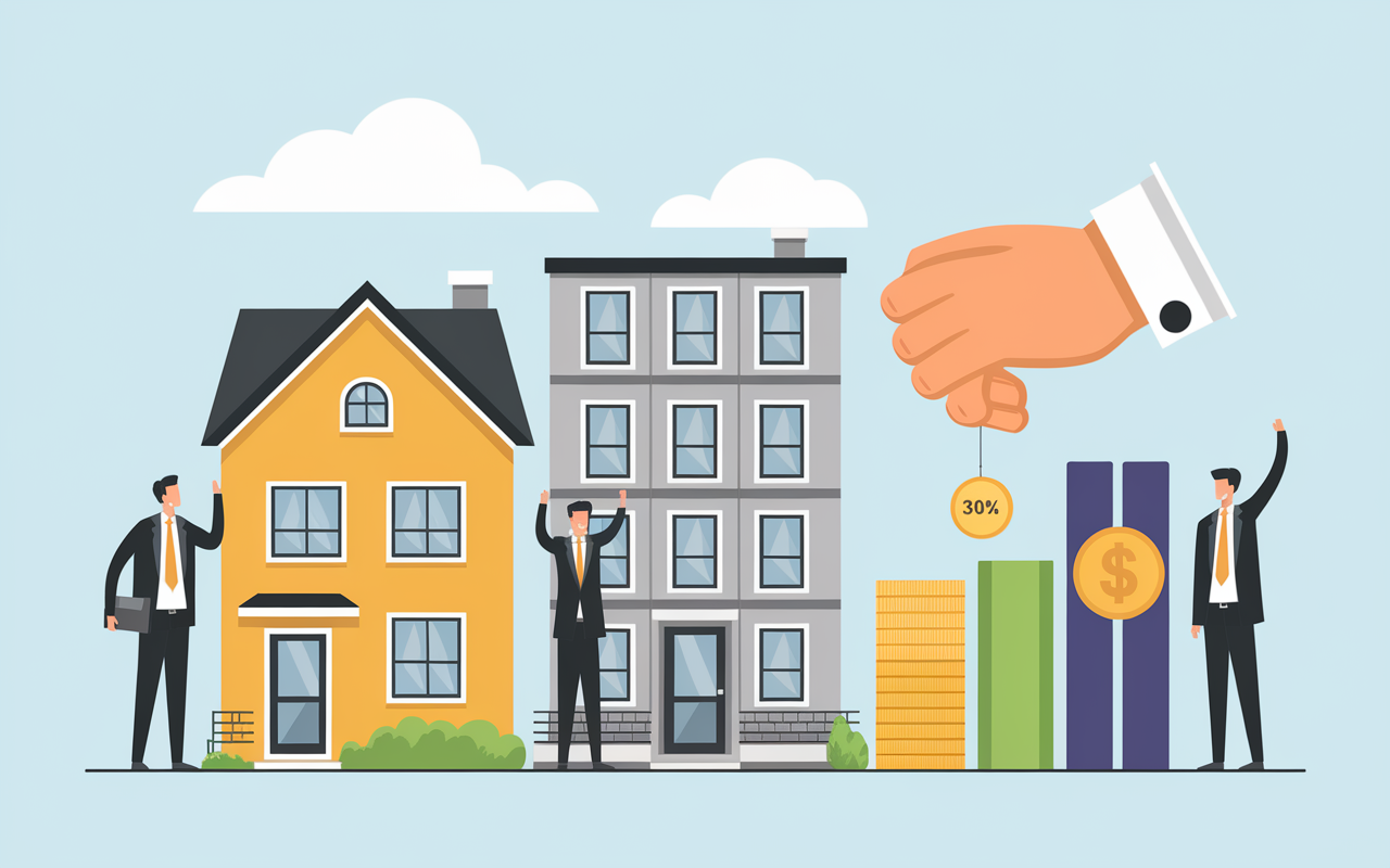 Options investissement immobilier maison immeuble rendement
