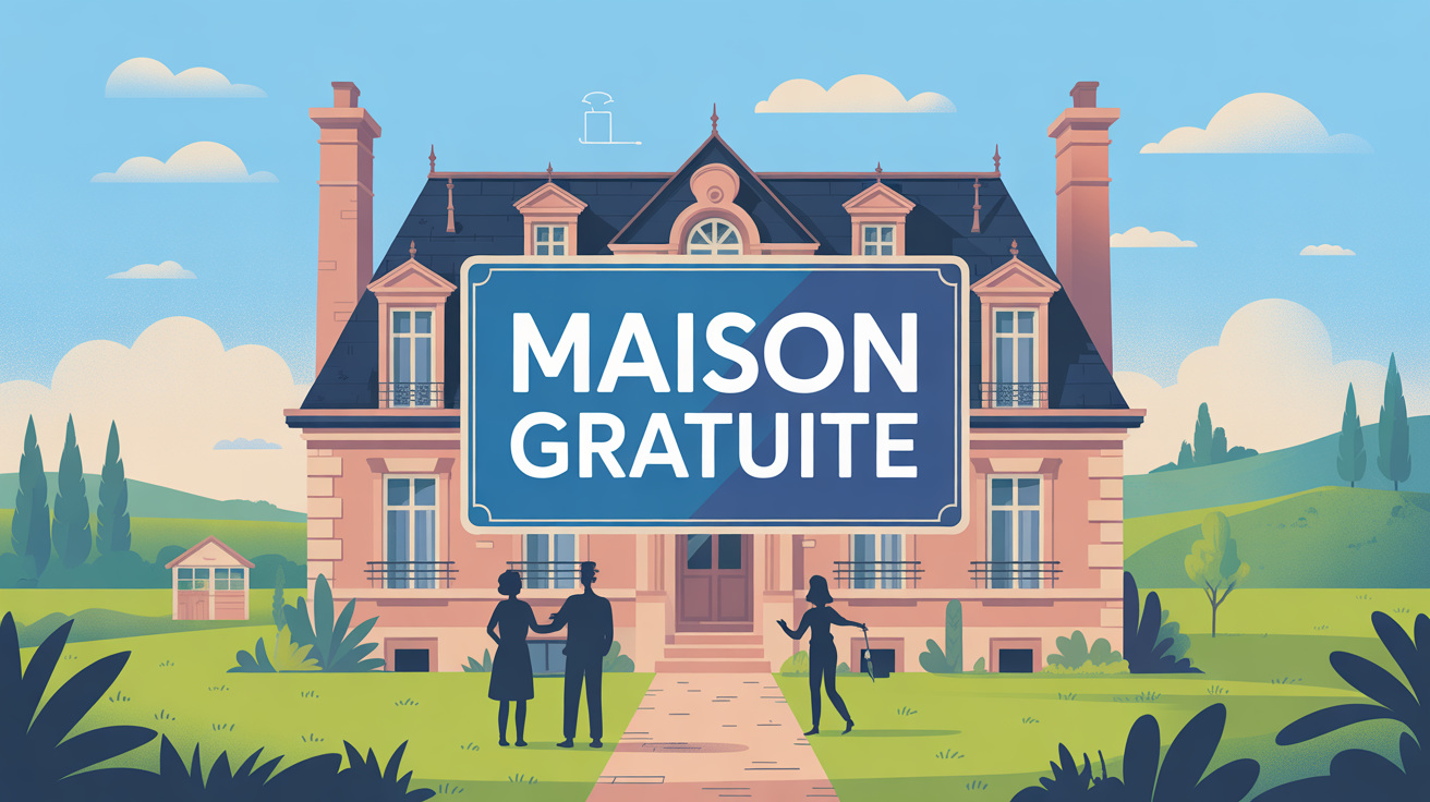 illustration maison gratuite france famille agent communal