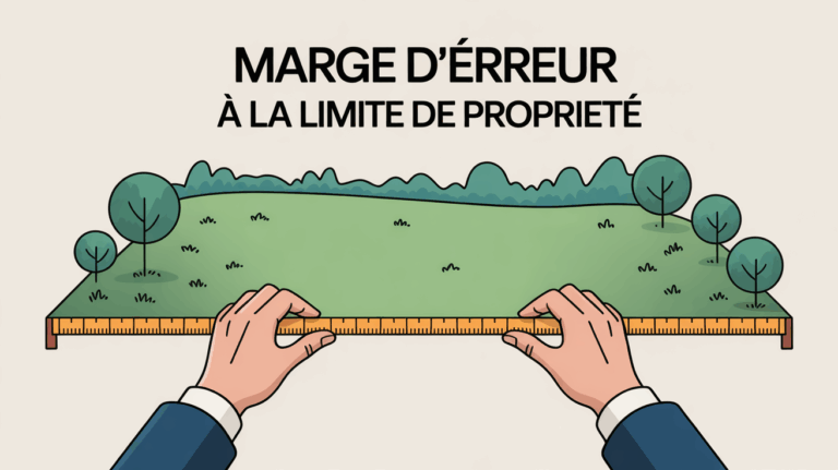 plan delimite main regle mesure marge erreur propriete