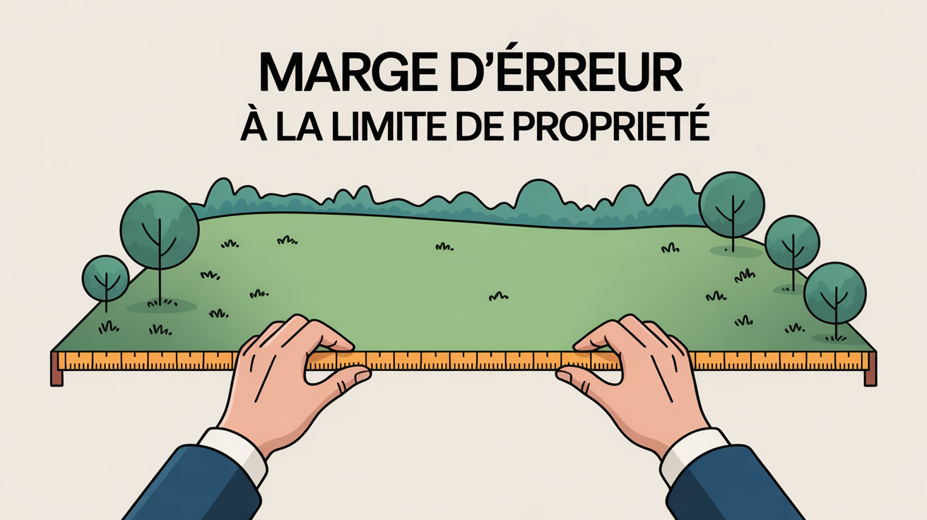 plan delimite main regle mesure marge erreur propriete