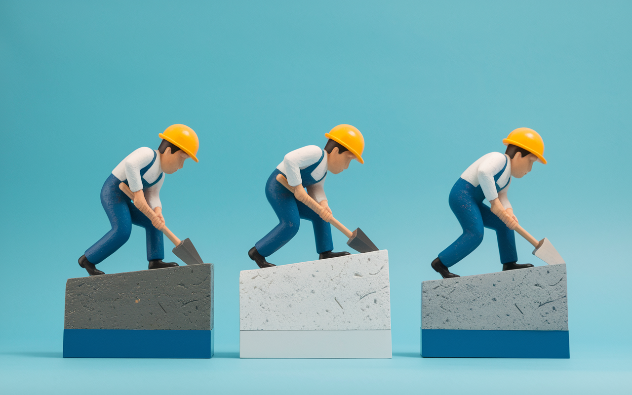 Etapes montage et pose maison polystyrene avec outils