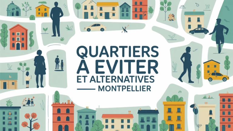 Carte urbaine Montpellier quartiers à éviter sécurité