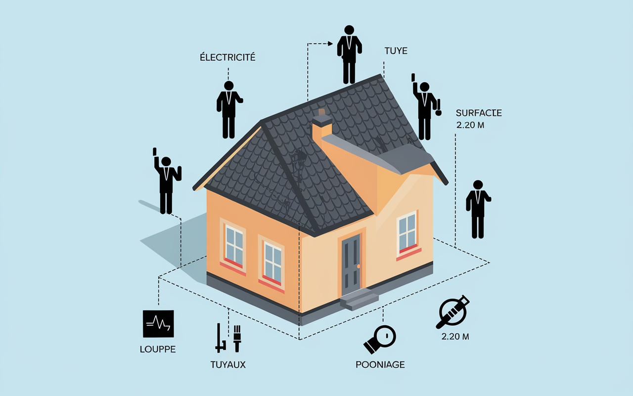 obligations bailleur coupe maison pictogrammes