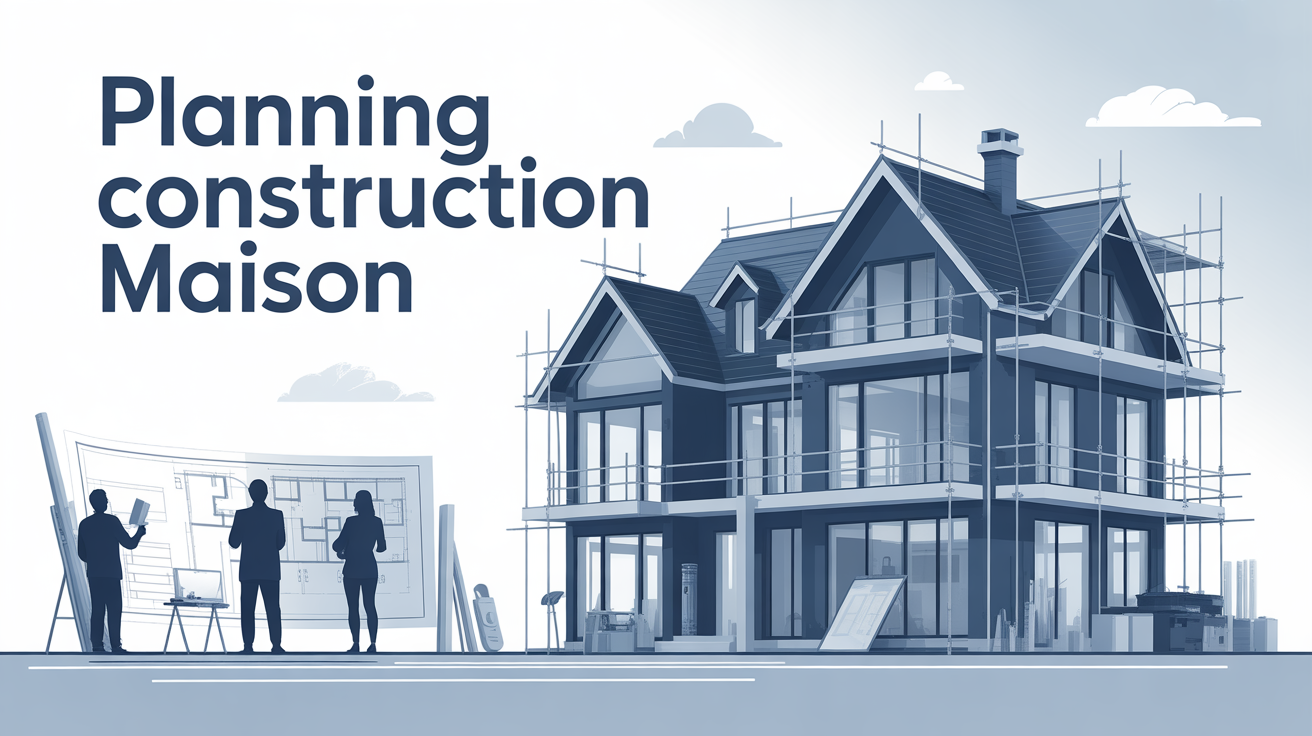 image maison en construction planning construction maison
