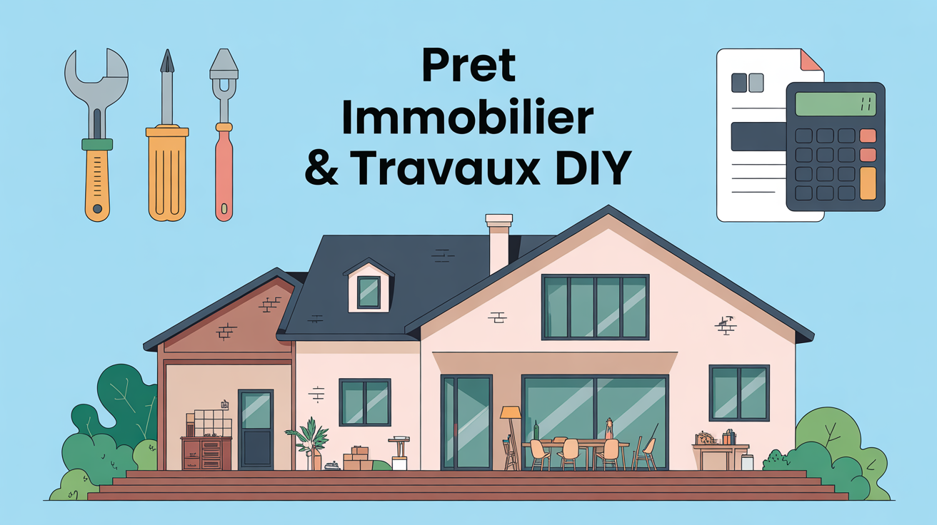Maison et outils pret immobilier travaux DIY