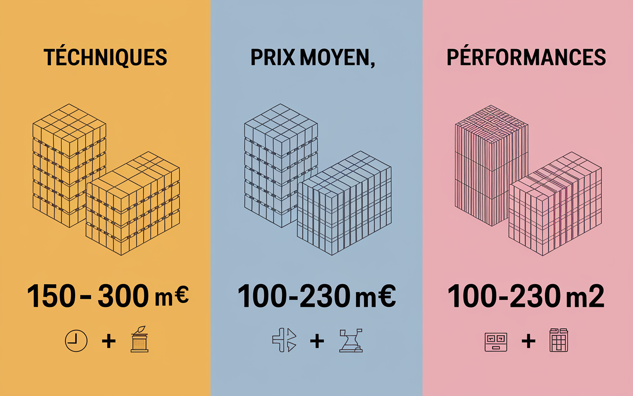 Tableau comparatif prix et performances maison polystyrene