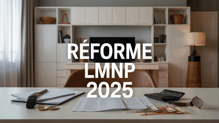 reforme lmnp 2025 appartement moderne documents fiscaux