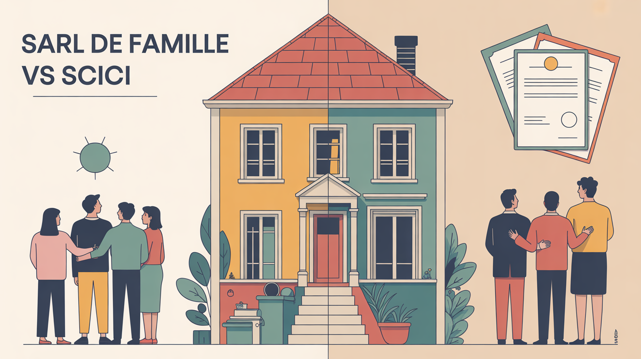 SARL de famille et SCI maison gestion patrimoine