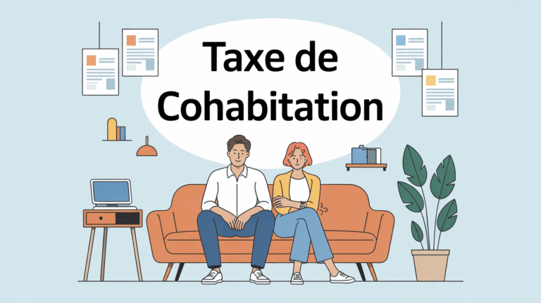 couple consulte papiers sur taxe de cohabitation