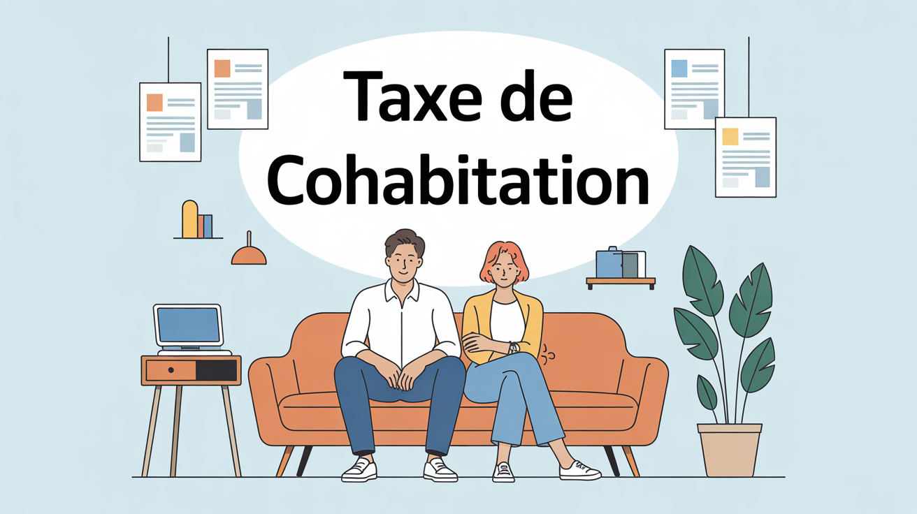 couple consulte papiers sur taxe de cohabitation