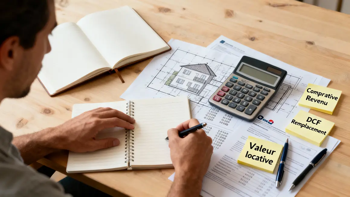 tableau comparatif méthodes estimation immobilière