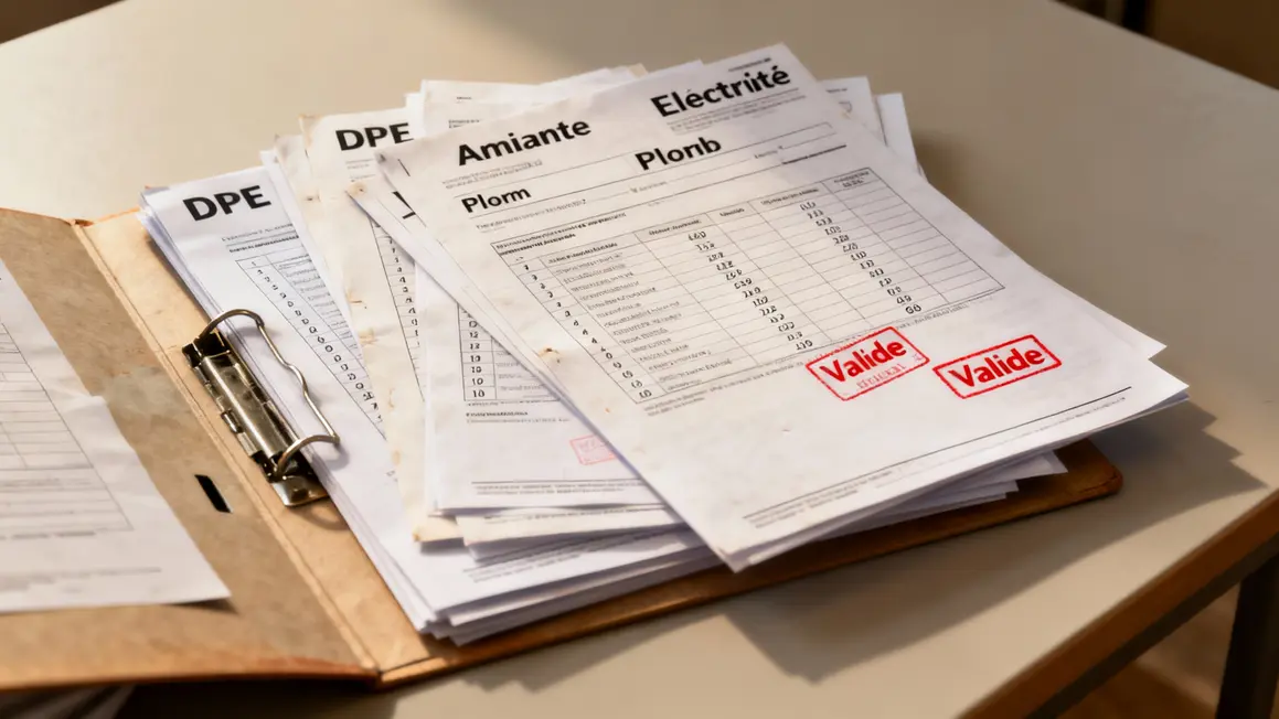 Dossier diagnostics validés vente maison