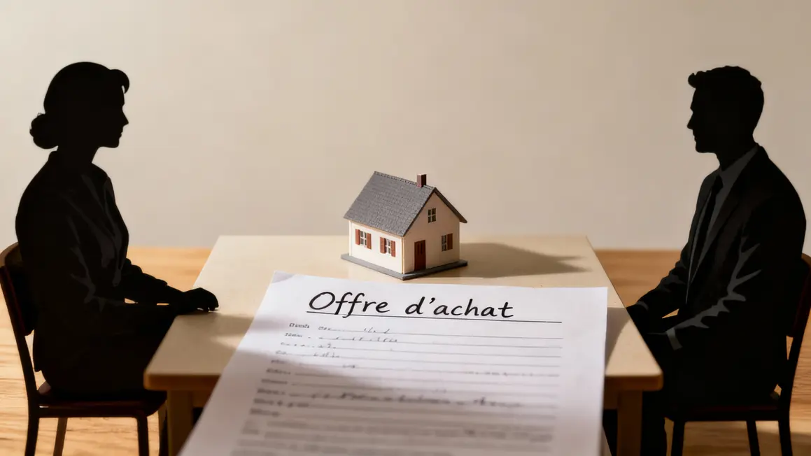 signature offre achat immobilière entre acheteur et vendeur