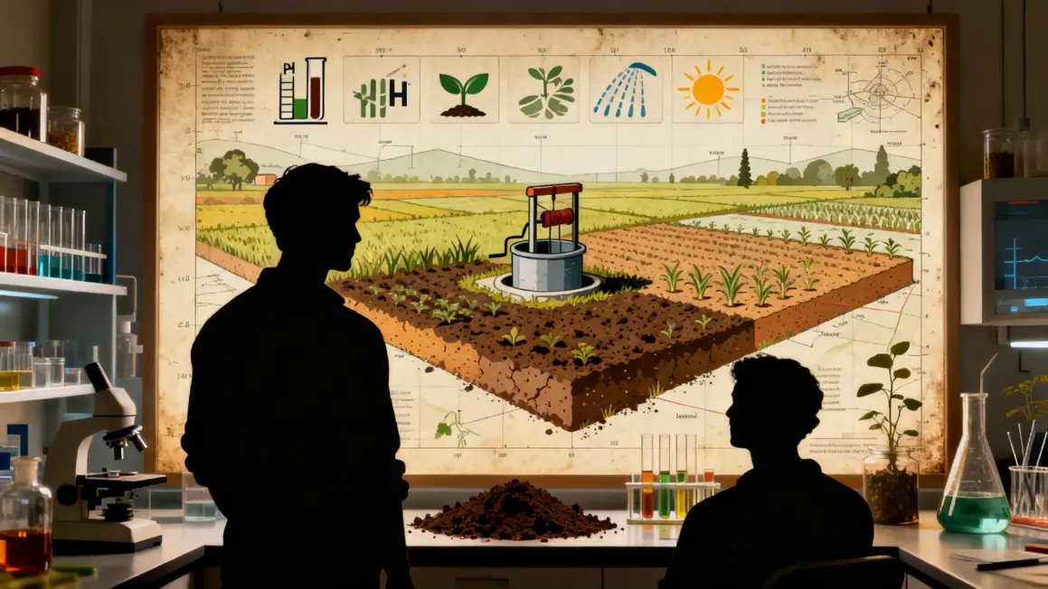 Analyse sol critères terrain agricole évaluation
