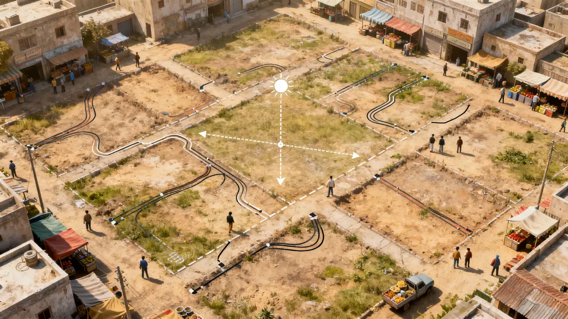 vue aérienne évaluation valeur terrain constructible viabilisé
