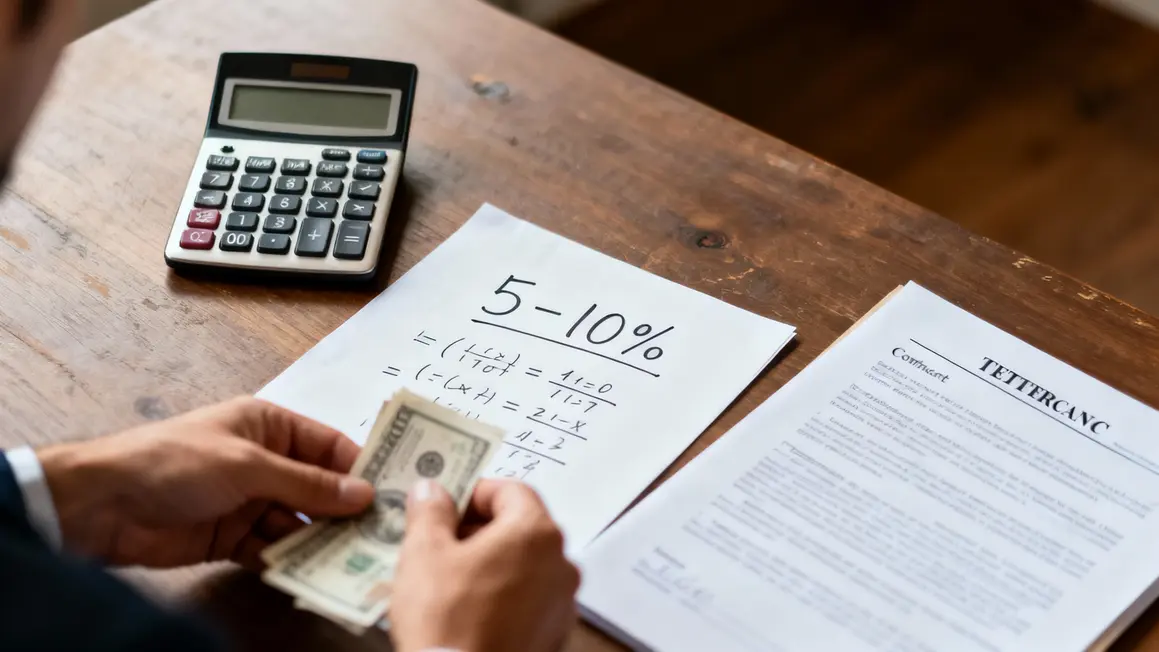 calculette montant 5-10 pourcent immobilier