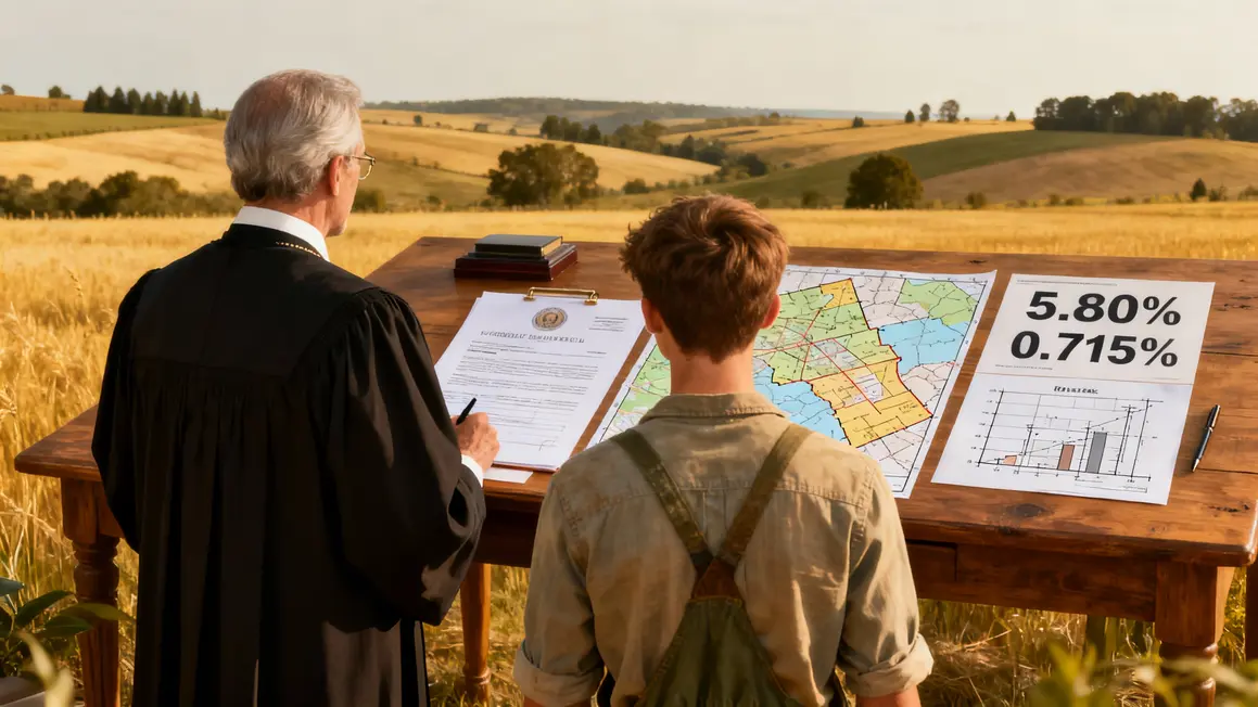 Notaire et agriculteur dossier fiscalité terrain