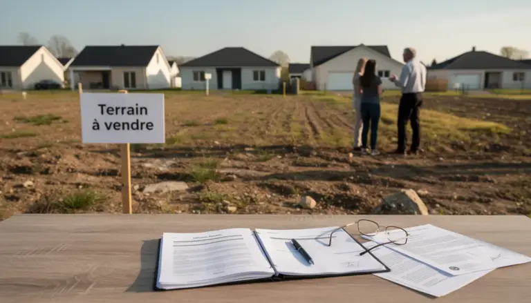 terrain à vendre et dossier estimation valorisation foncière résidentielle