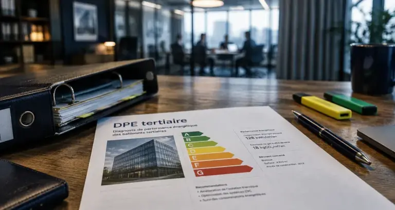 DPE tertiaire sur bureau, impact sur bail et travaux professionnels