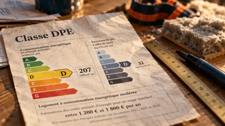 Lettre dpe : échelle A à G du DPE et classement énergétique