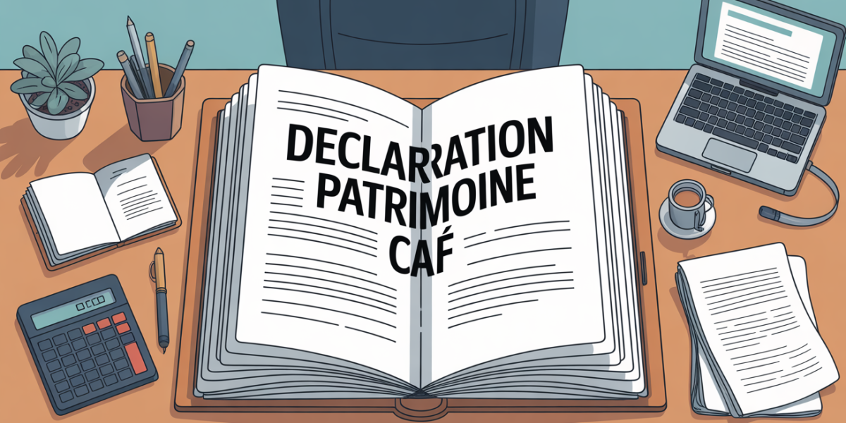 Dossier administratif déclaration patrimoine CAF