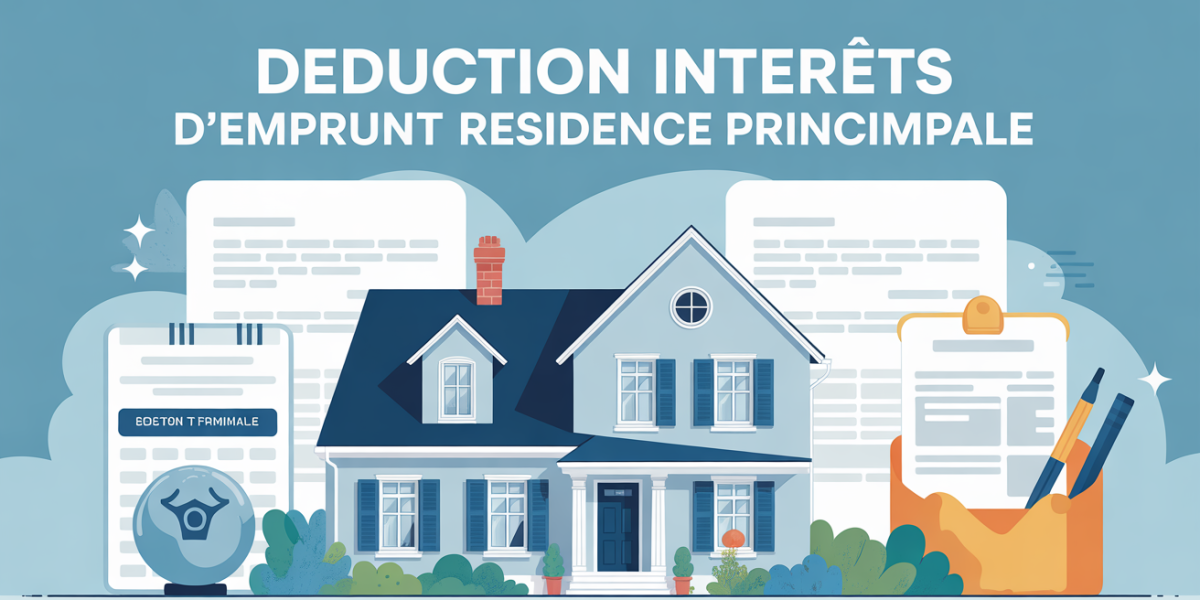 deduction interets emprunt residence principale illustration