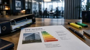 DPE tertiaire sur bureau, impact sur bail et travaux professionnels