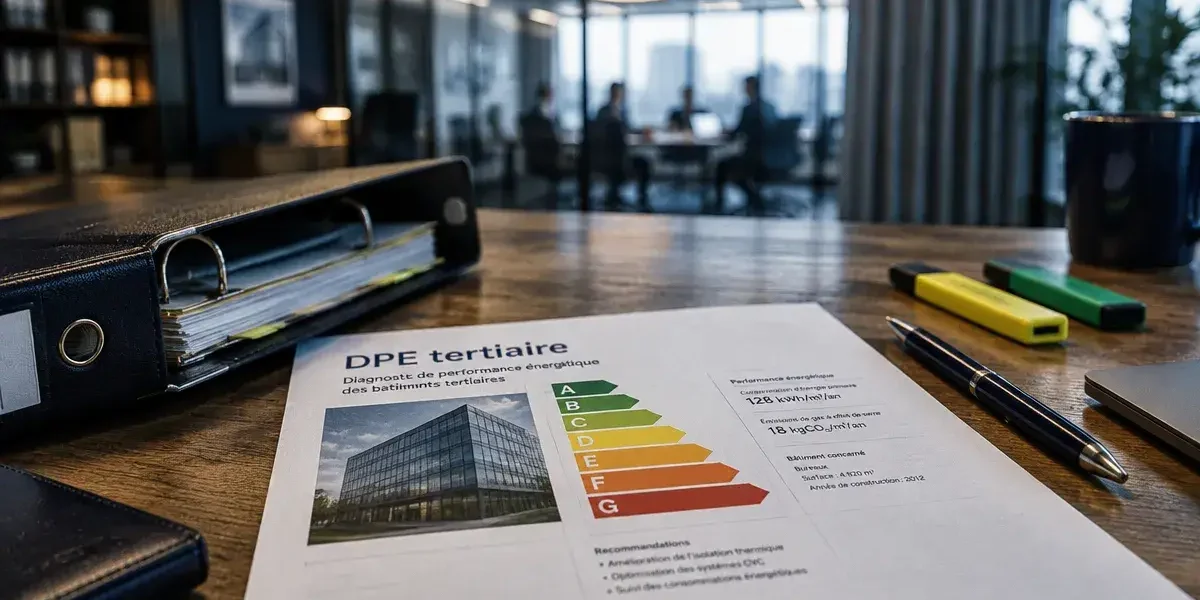 DPE tertiaire sur bureau, impact sur bail et travaux professionnels