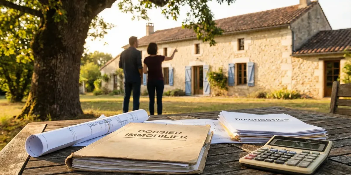 Maison et dossier estimation immobilière