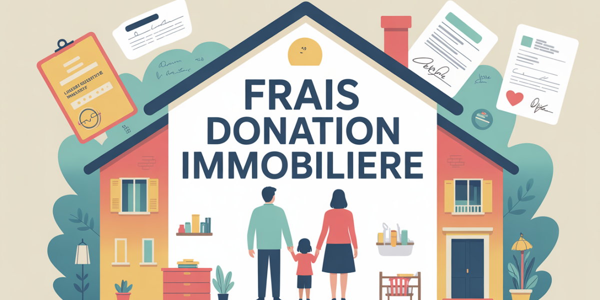 frais donation immobiliere illustration maison familiale