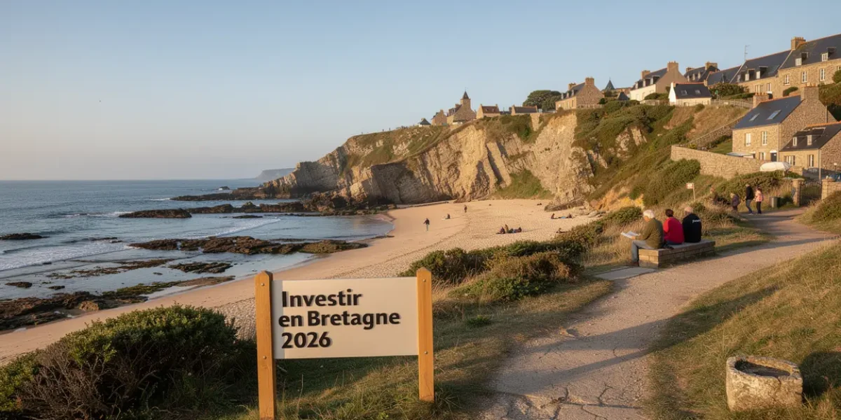 Vue littoral breton investir immobilier 2026