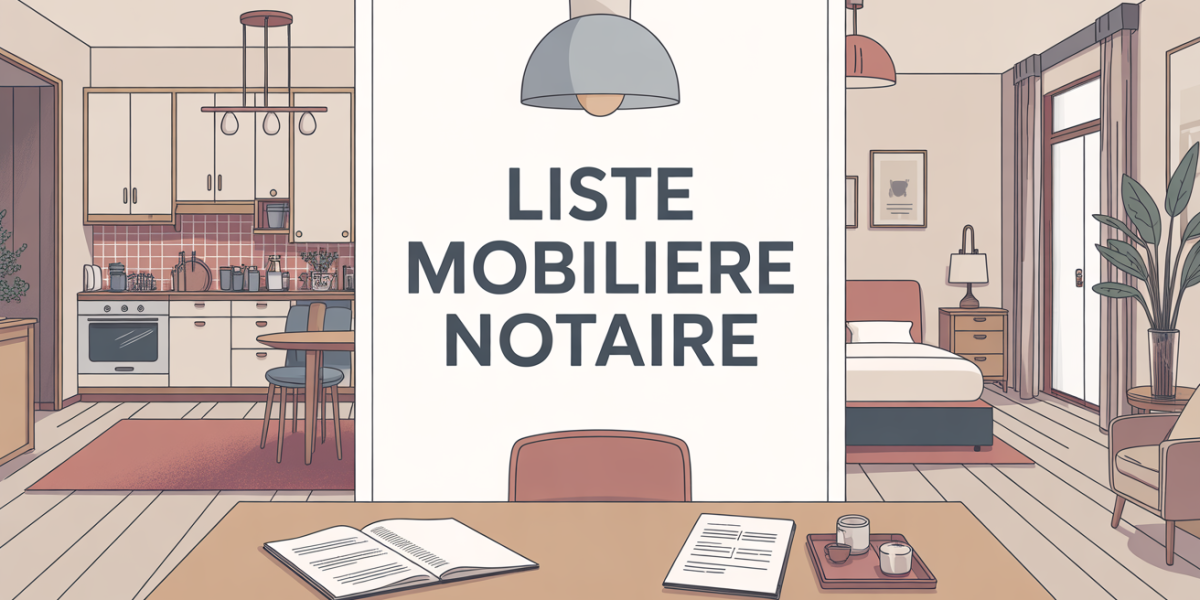 illustration liste mobiliere notaire salon cuisine chambre