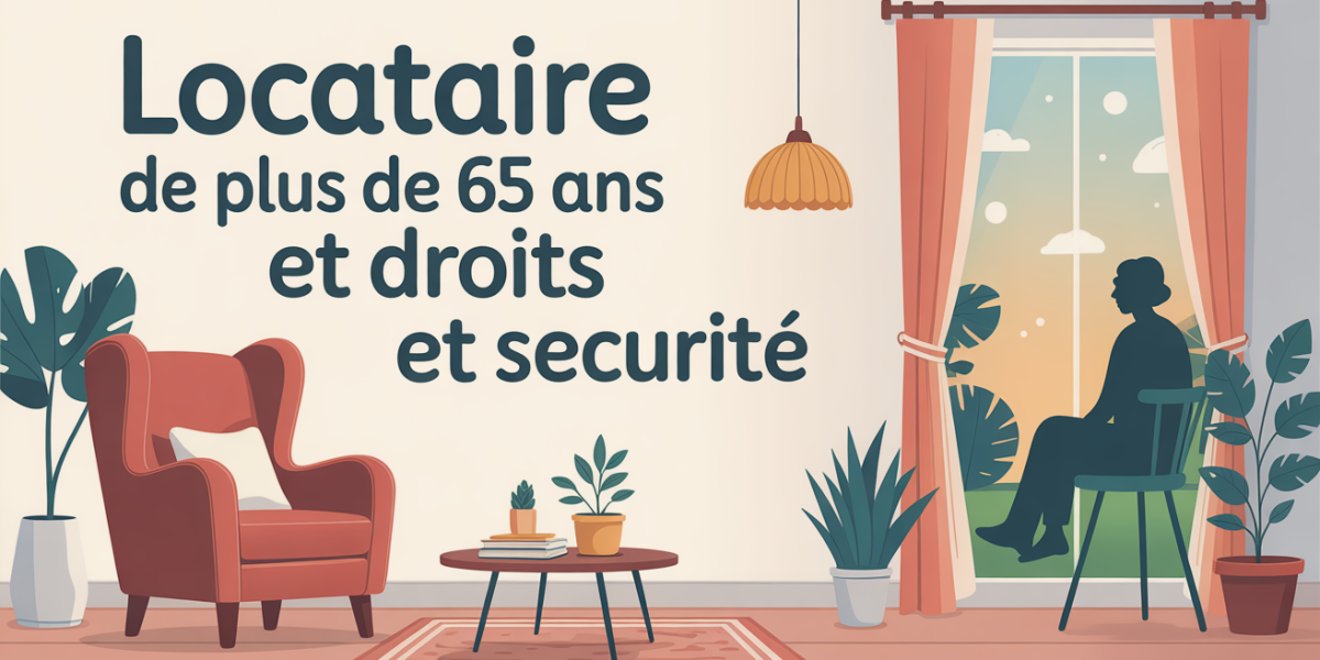 Personne âgée dans salon sécurisé texte droits locataire
