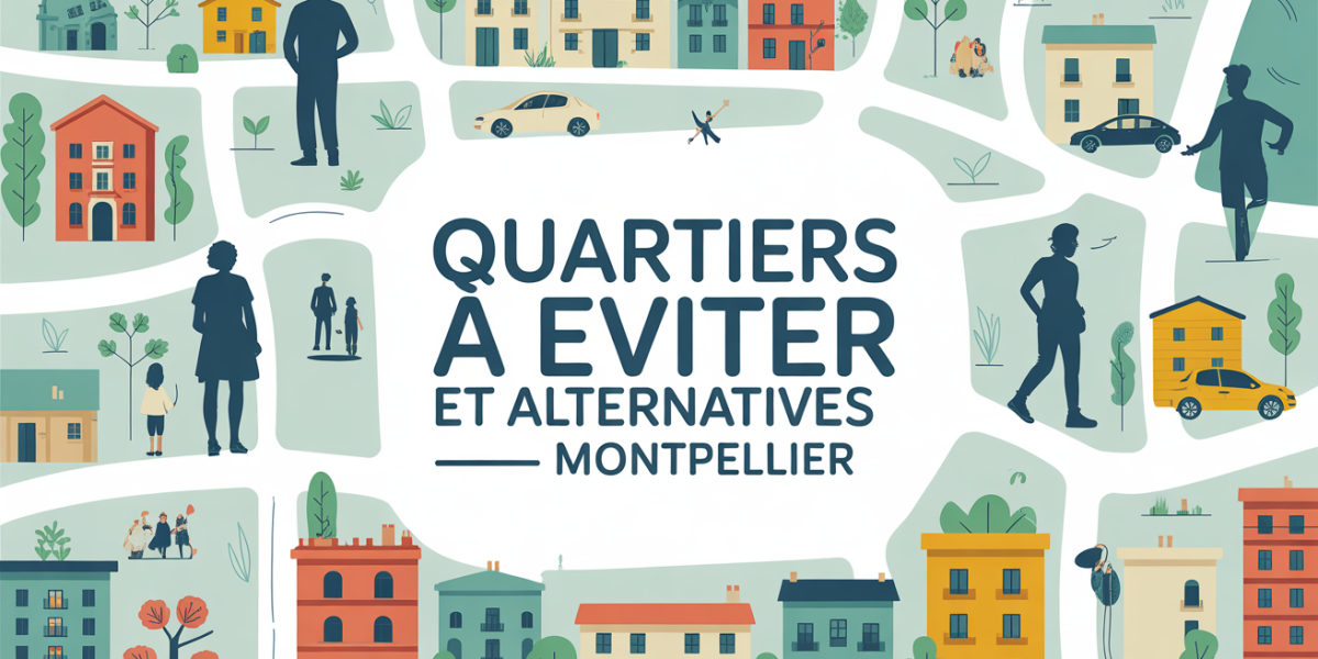 Carte urbaine Montpellier quartiers à éviter sécurité