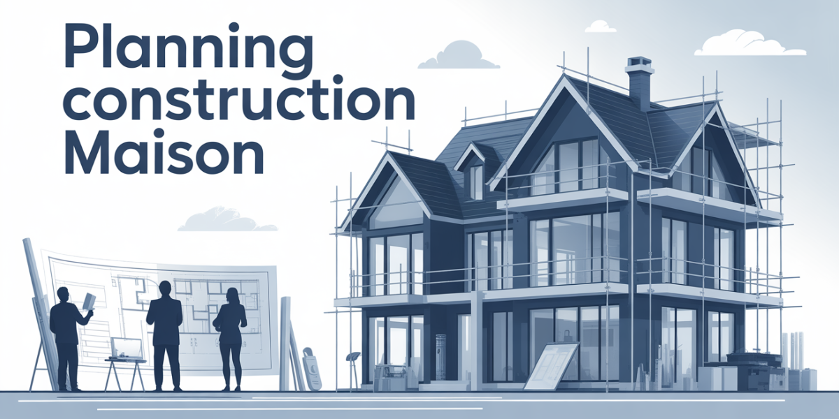 image maison en construction planning construction maison