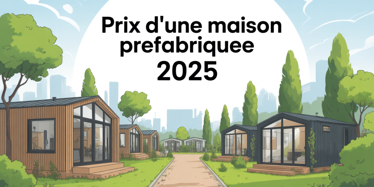 quartier maisons prefabriquees bois metal moderne