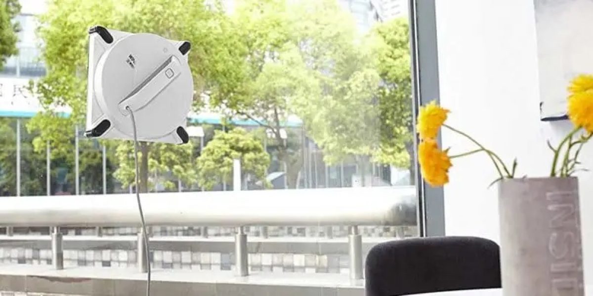 Robot nettoyant les vitres moderne
