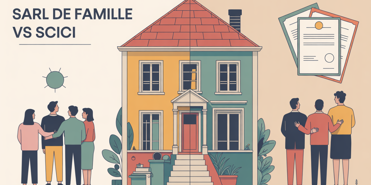 SARL de famille et SCI maison gestion patrimoine