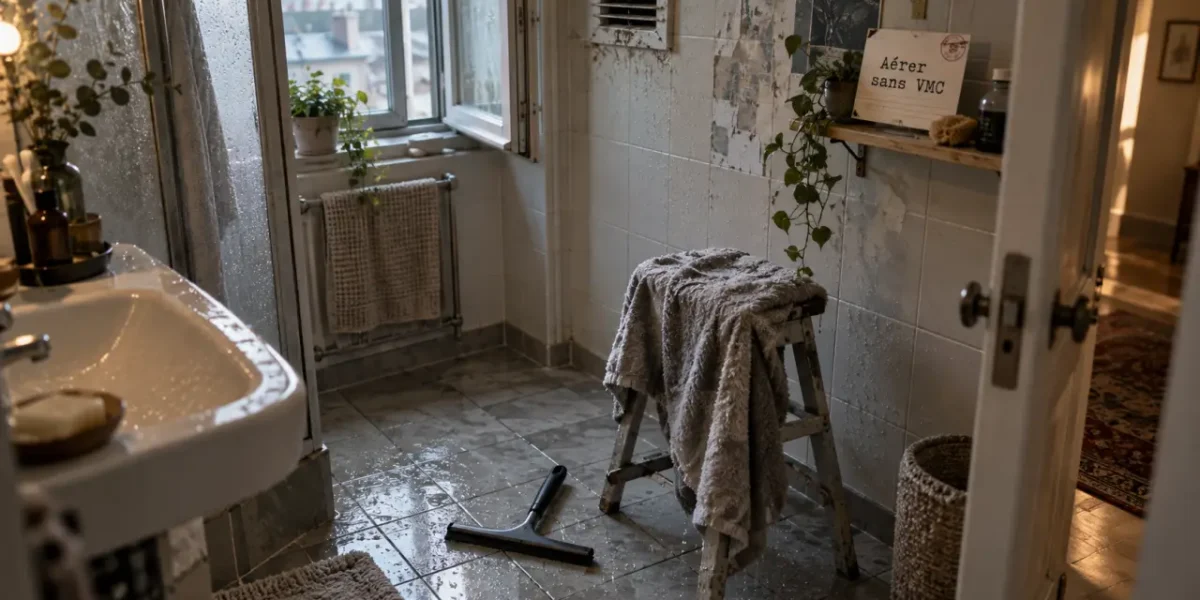 Ventiler une salle de bain sans VMC : aérer la salle d’eau